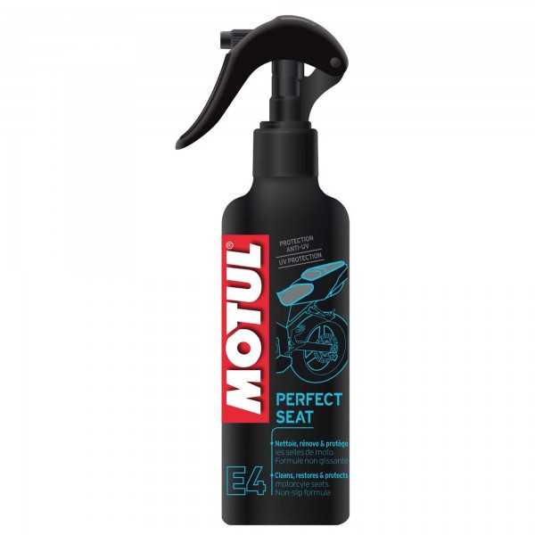 Limpiador y renovador de asiento moto Motul E4 250ml