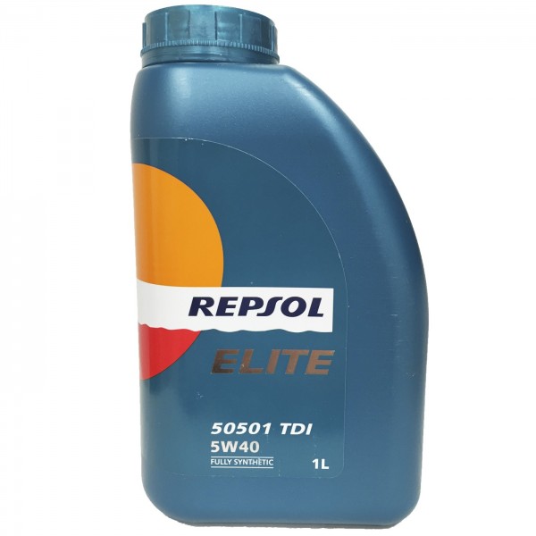 Aceite Repsol élite 5w40 50501 tdi de segunda mano por 15 EUR en Padul en  WALLAPOP