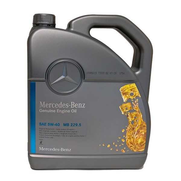 Aceite Mercedes Benz Original 5w40 5L