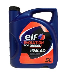 Aceite ELF 500 diesel 15w40 5L OUTLET