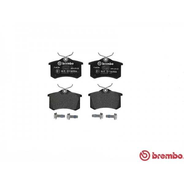 JUEGO 4 PASTILLA DE FRENO BREMBO P 68 024