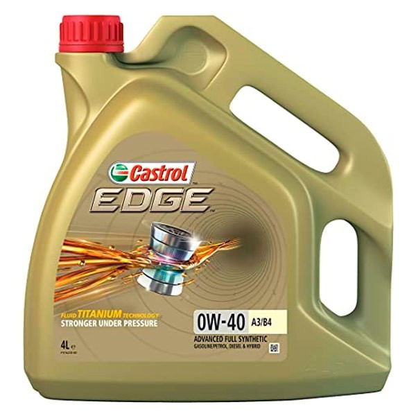 Aceite lubricante coche Castrol EDGE TITANIUM FST 0w40 A3/B4 4Ltrs