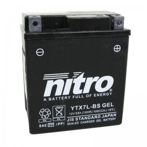 BATERIA MOTO YTX7L-BS NITRO (GEL)