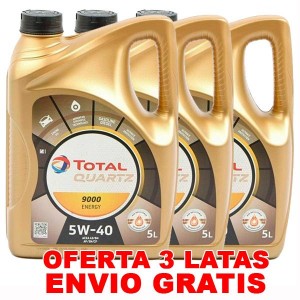 Aceite Total Quarz 9000 Energy 5w40 5Ltrs -LOTE 3 LATAS-