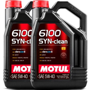 Motul 6100 Syn-Clean 5w40 5L - LOTE 2 LATAS -