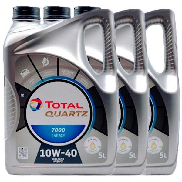 Total Quartz 7000 Energy 10w40 5L OFERTA 3 LATAS