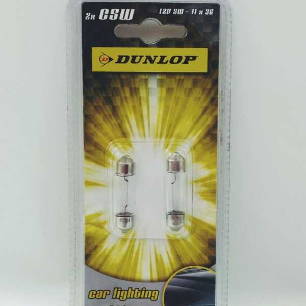 Lampara DUNLOP C5W 12V UNIVERSAL - 2 UDS