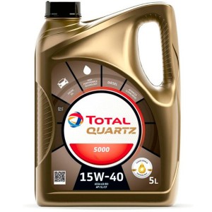 Aceite Total 15w40 Quartz 5000 5Ltrs