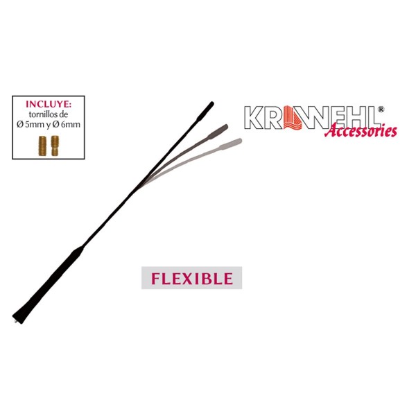Antena Goma Flexible 40,5cm