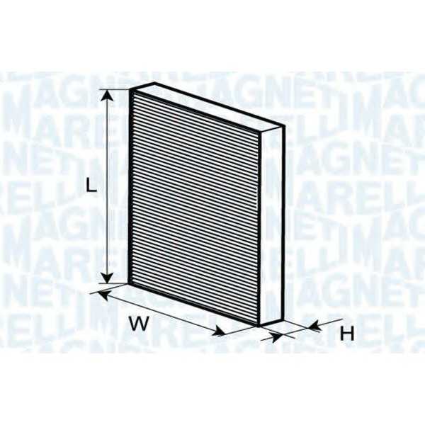 FILTRO HABITÁCULO MAGNETTI MARELLI BCF195