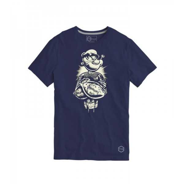 CAMISETA POPEYE ANCLA AZUL