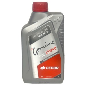 Aceite lubricante coche Cepsa GENUINE 15w40 1Ltrs