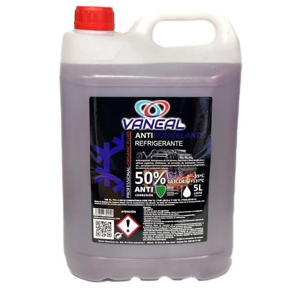 Anticongelante Vancal 50% G13 Morado 5L