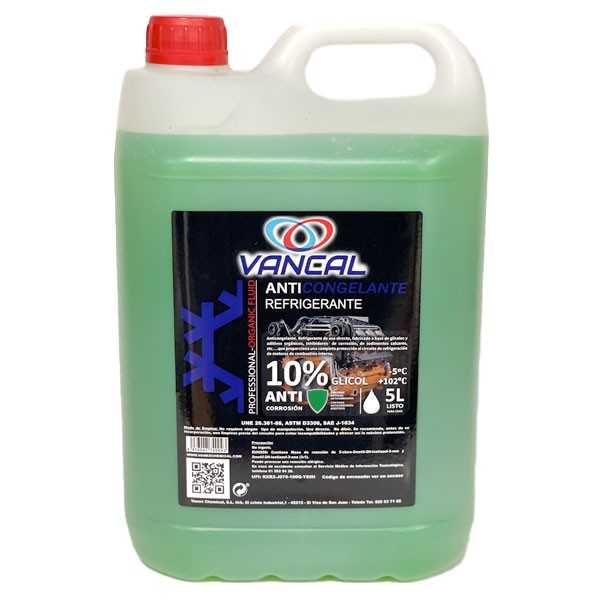 Anticongelante Vancal 10% Verde 5L