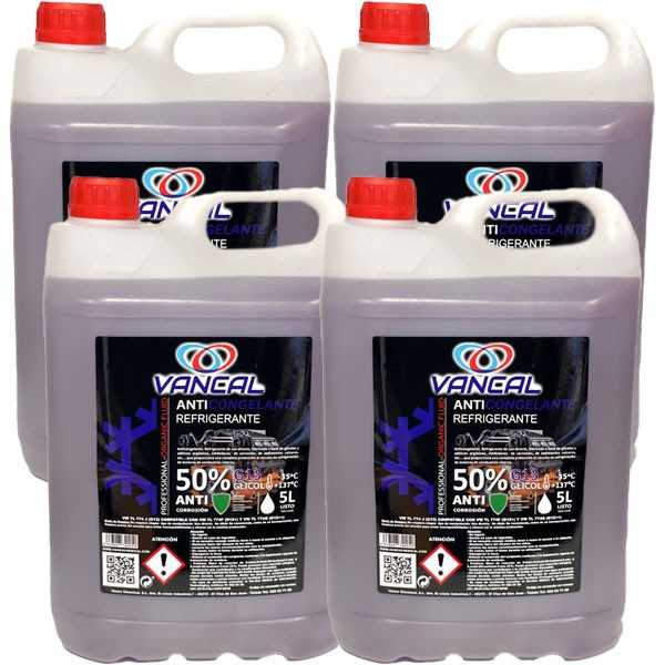 Anticongelante Vancal 50% G13 Morado 5L OFERTA 4 LATAS