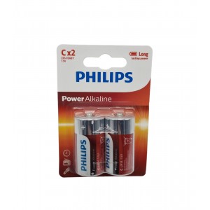 Philips 2x Pilas C LR14P2B/10 Power Alkaline