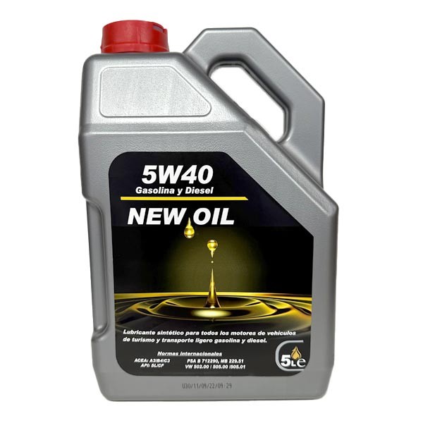 New Oil 5w40 DPF 5L