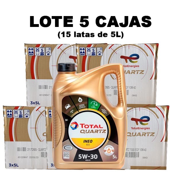 Total Quartz Ineo ECS 5w30 5 Cajas 3x5L