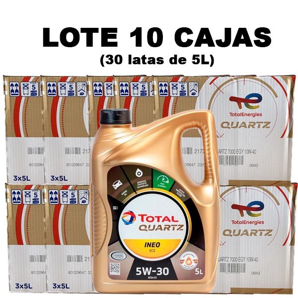 Total Quartz Ineo ECS 5w30 10 Cajas 3x5L