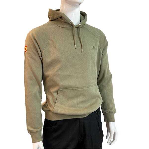 Sudadera Hombre Estellar Kaki Wakeford con Insignia Española