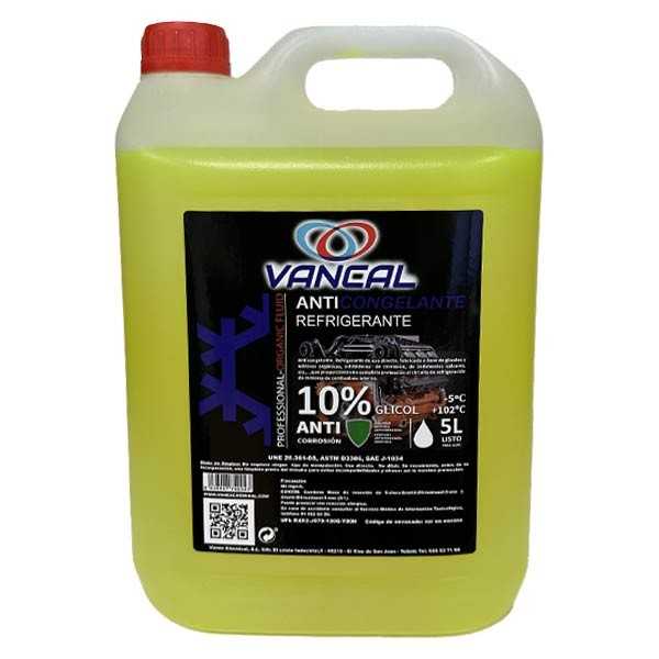 Anticongelante Vancal 10% Amarillo al Mejor Precio