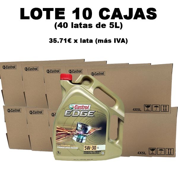Castrol Edge 5w30 Titanium LL 10 Cajas 4x5L