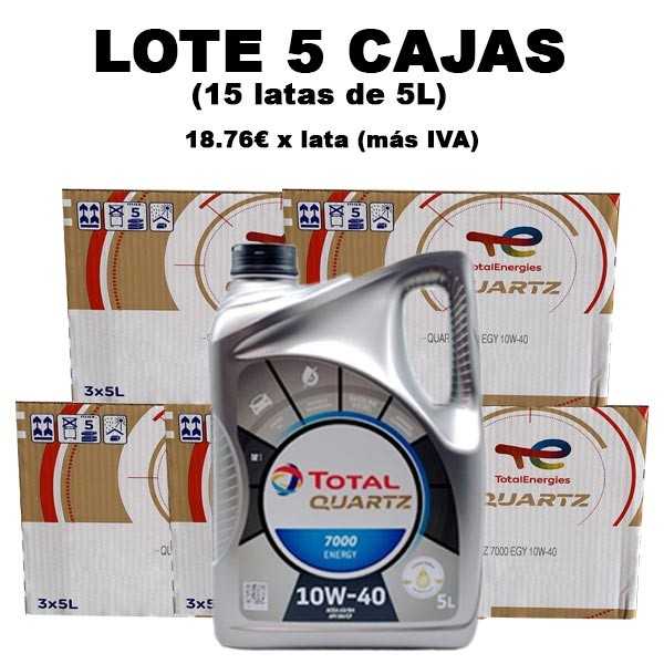 Total Quartz 10w40 Energy 5L► OFERTA PROFESIONAL 15X5L ◄