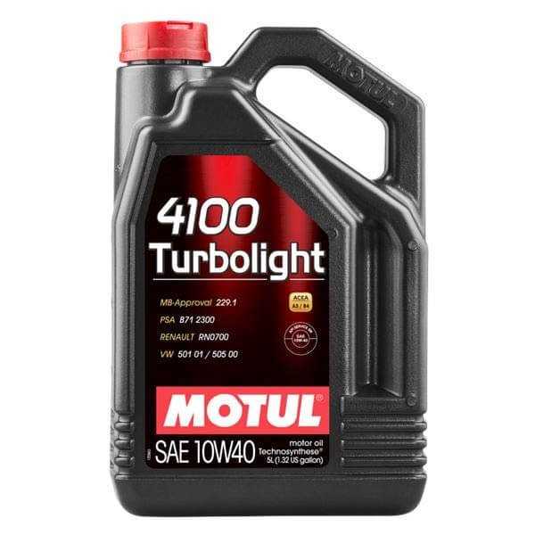 Motul 4100 Turbolight 10w40 5L Mejor Precio ✅