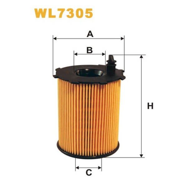 Filtro aceite WL7305 Wix