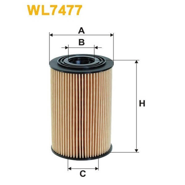 Filtro aceite Wix WL7477