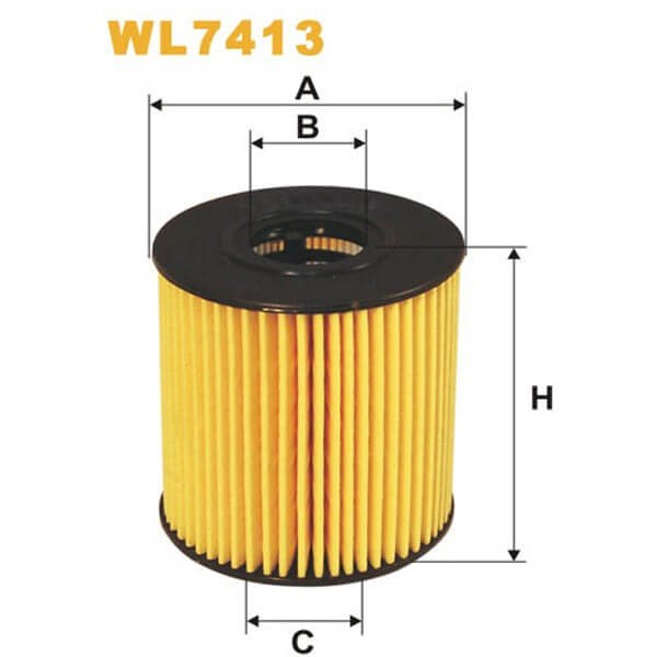 Filtro aceite Wix WL7413