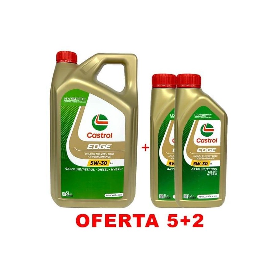 Castrol Edge 5w-30 LL aceite sintético por 1 Litro