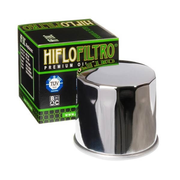 Filtro Aceite Moto HF 183C (CROMADO)