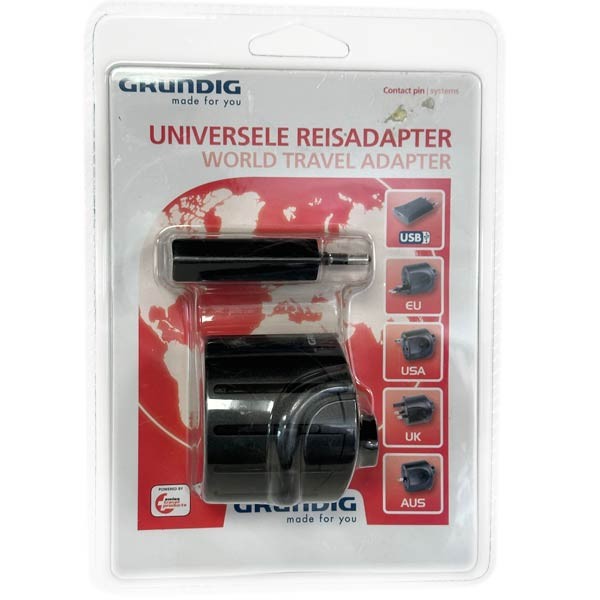 Adaptador Universal + USB para Viajes Grundig