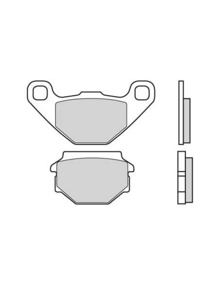 Pastillas Freno Brembo 07014 Organicas Scooter