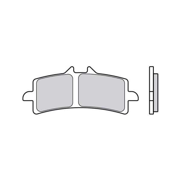 Pastillas Freno Sinterizadas 07Bb37Sa Brembo