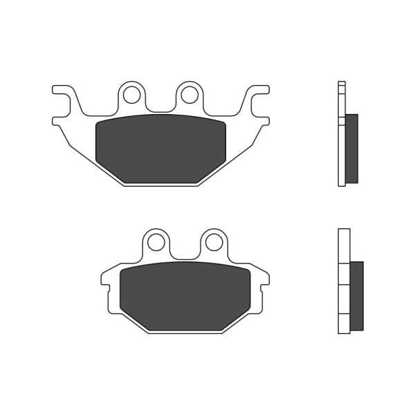 Pastillas Freno Brembo 07Gr81Sp Sinterizadas Traseras