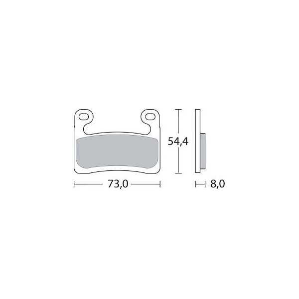 Pastillas Freno Brembo 07Gr90Sa Sinterizadas