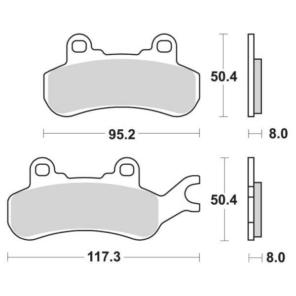 Pastillas Freno Brembo 07Gr91Sx Sinterizada Racing Off-Road