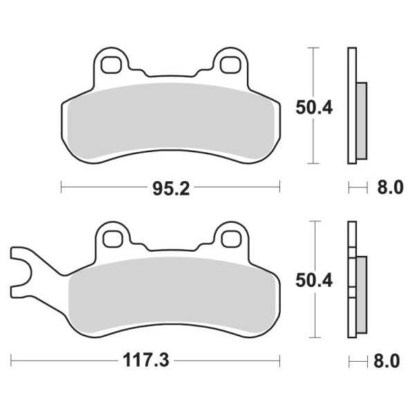 Pastillas Freno Brembo 07Gr92Sx Sinterizada Racing Off-Road