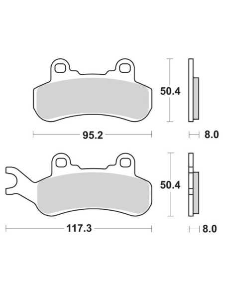 Pastillas Freno Brembo 07Gr92Sx Sinterizada Racing Off-Road