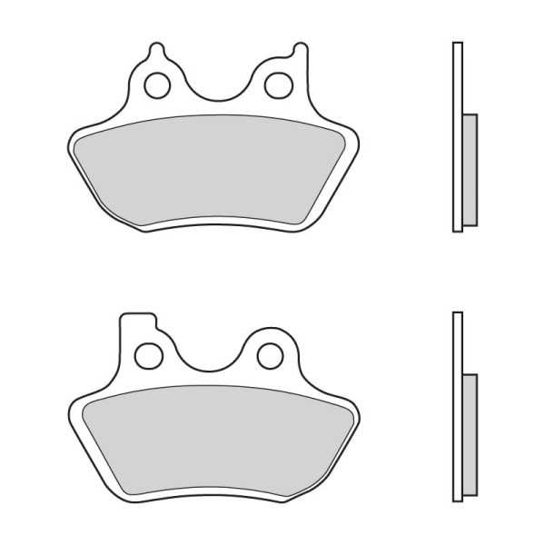 Pastillas Freno Brembo 07Hd16Sp Sinterizadas Traseras