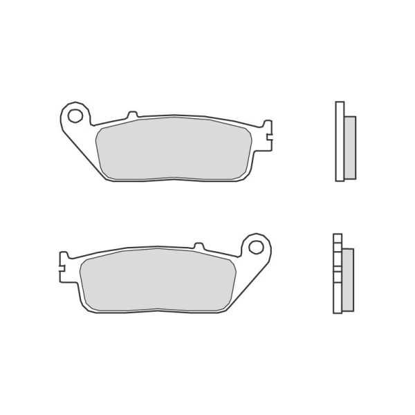 Pastillas Freno Brembo 07Ho4108 Organicas