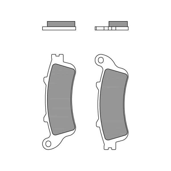 Pastillas Freno Brembo 07Ho52Sp Sinterizadas Traseras