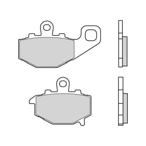 Pastillas Freno Brembo 07Ka16Sp Sinterizadas Traseras