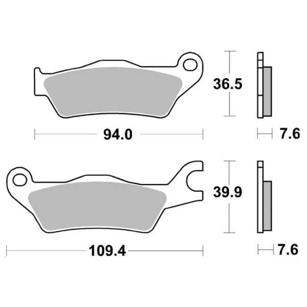 Pastillas Freno Brembo 07Su33Cc Organicas