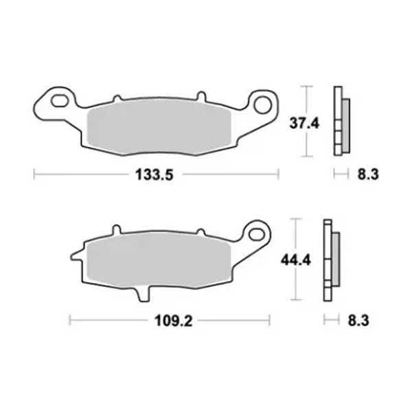 Pastilla de Freno BR3091 Brenta