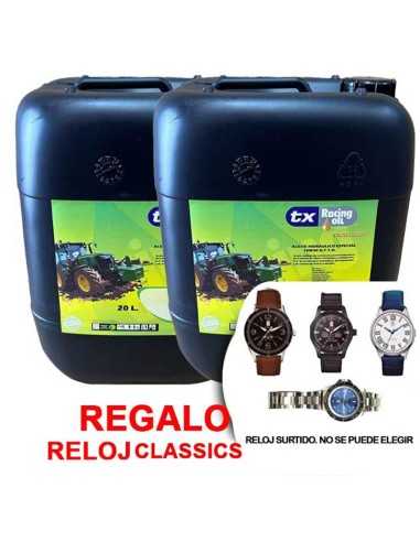 tx Racing Oil 10w30 UTTO Agro Oferta 2x20L + Reloj