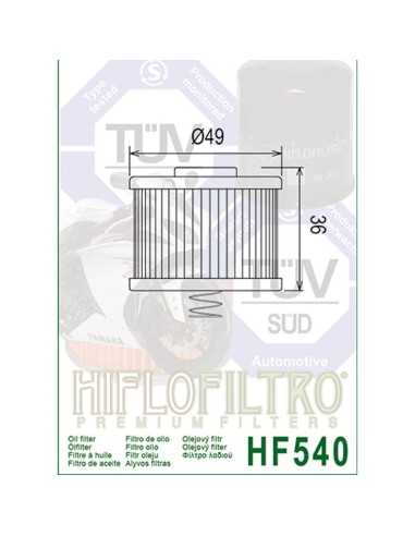 Filtro Aceite HF540 HifloFiltro