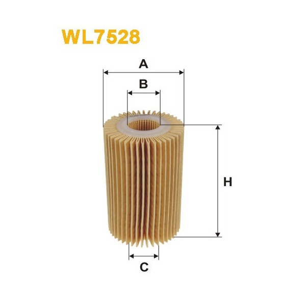Filtro aceite Wix WL7528